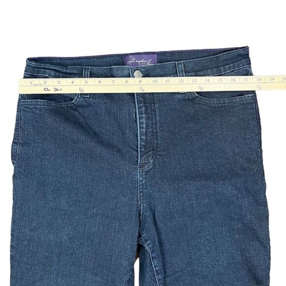 NYDJ Lift Tuck Technology Women's Dark Wash Jeans Size 18 Short - Picture 2 of 12